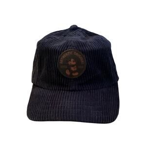 Disney Parks Mickey Mouse Navy Blue Authentic Original Corduroy Baseball Cap